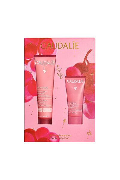 Caudalie Vinohydra Sorbet Cream Moisturizer 60ml &amp; Moisturizing Cleansing...