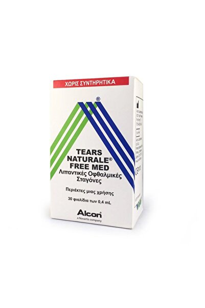 Alcon Tears Naturale Free Med Οφθαλμικές Σταγόνες σε περιέκτες μιας Χρήσης, 3...