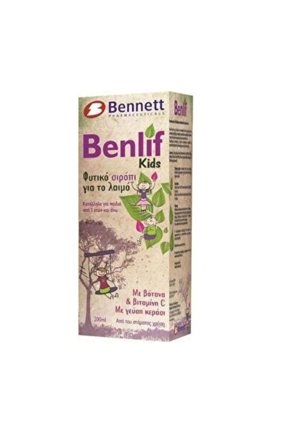 Bennett BENLIF Kids Παιδικό Φυτικό Σιρόπι για Βήχα, Καταρροή &amp; Ερεθισμένο...