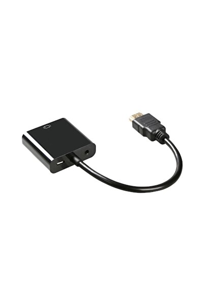 OEM Adaptor HDMI la VGA cu mufă audio de 3,5 mm, 26 cm, Negru