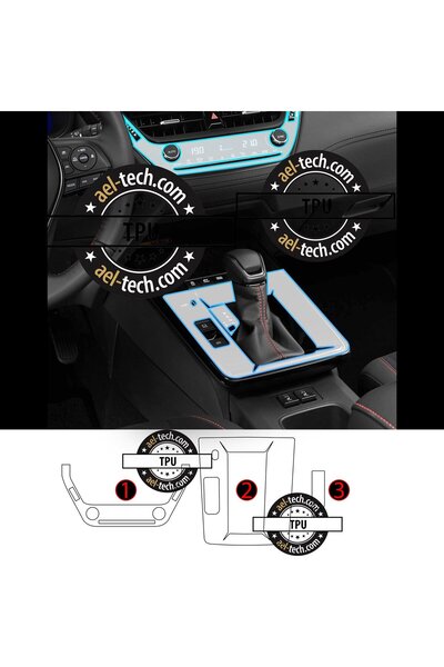 Oroel Toyota Corolla Cross Compatible Gear Shift Surround, Gear Indicator and...