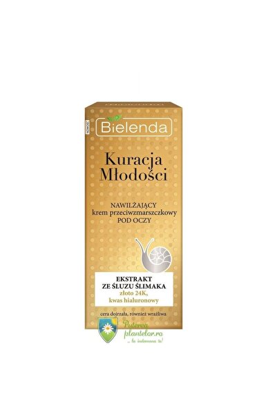 Bielenda Crema Contur Ochi Antirid cu Extract de Melc Youth Therapy 15 ml