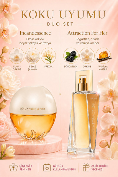 AVON Incandessence Attraction Duo Set