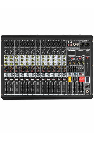 OEM Activ, Mixer audio, ZT12B, cu amplificator, 2 x 450W, 12 canale, Canal st...