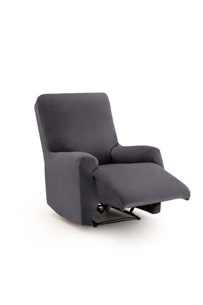 Sofazip Husă fotoliu recliner Bellagio, velvet, culoare gri închis