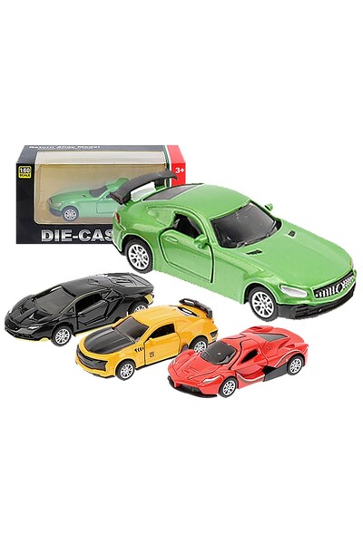 ToyMarkt Χυτό με μηχανισμό οπισθέλκουσας κίνησης 1:60 Σούπερ αυτοκίνητο 12x6x...
