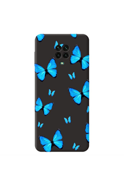 Other Xiaomi Redmi Note 9 Pro Mix Butterfly Black Colored Silicone TPU Θήκη