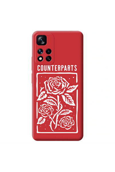 Other Xiaomi Redmi Note 11 Pro 5G Counterparts Red Colored Silicone TPU Θήκη