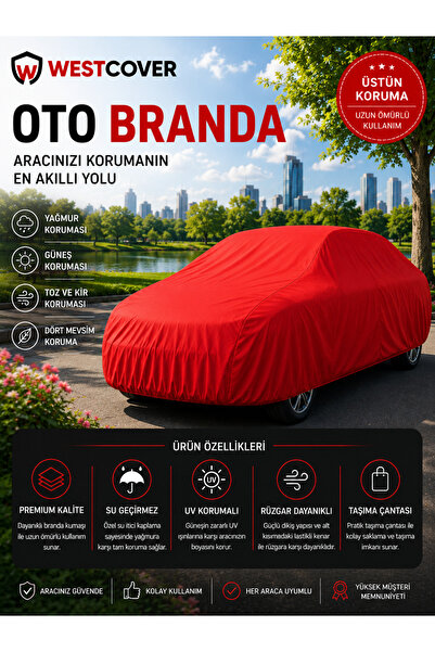 WestCover Land Rover Discovery Suv Compatible (Summer-Red) Car Cover, Breatha...