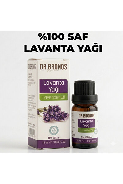 Dr.Bronos Hmd Herbal 100% Pure Lavender Oil 10 ml - Natural Essential Aromath...