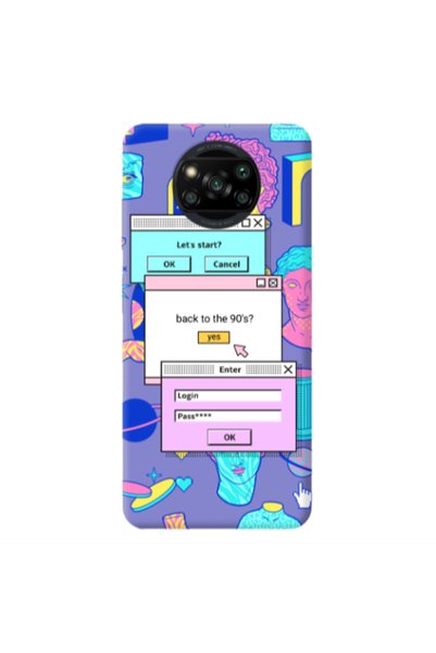 Other Xiaomi Poco X3 /X3 Pro Enter Login Purple Colored Silicone TPU Θήκη