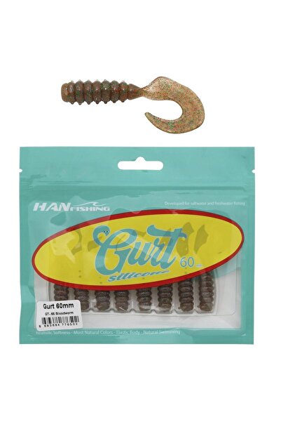 Hanfish Gurt 60 6cm Silikon Yem 8 Adet GT66 Bloodworm