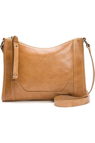Frye Melissa Zipper Leather Crossbody Bag