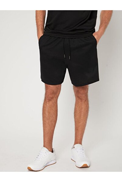 classy moda Black Elastic Waist Comfortable Fit Plus Size Shorts & Bermuda Sh...