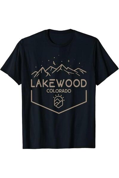 212Wear Lakewood, Mountain Starry Night T-Shirt - A Comfortable Short Sleeve ...
