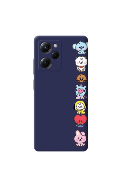 Other Xiaomi Poco X5 Pro Lovely animals Dark blue Colored Silicone TPU Θήκη