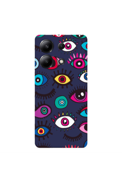 Other Xiaomi Redmi Note 13 4G Multiple eyes Dark blue Colored Silicone TPU Θήκη