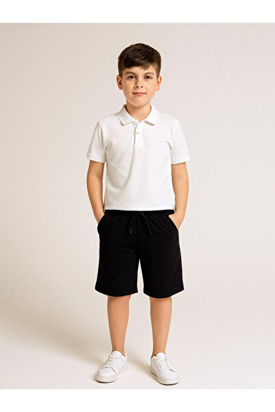 Victor and Jane By Styli Boys 100% Cotton French Terry Shorts