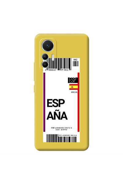 Other Xiaomi Mi 12 Lite Espana Arrival Yellow Colored Silicone TPU Θήκη
