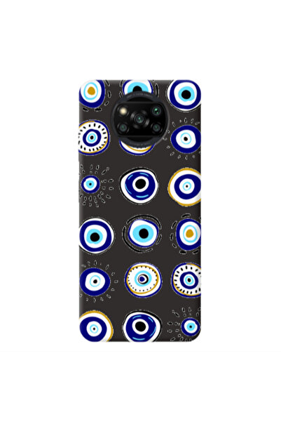 Other Xiaomi Poco X3 /X3 Pro Beads Black Colored Silicone TPU Θήκη