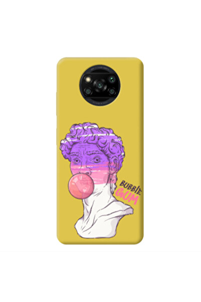 Other Xiaomi Poco X3 /X3 Pro Pin Bubble Yellow Colored Silicone TPU Θήκη