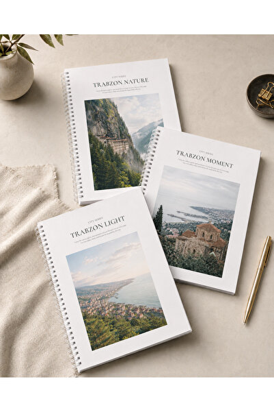 Copyrite Trabzon Themed Modern Notebook 3-Piece Series |   B5 70 Sheets, Unli...