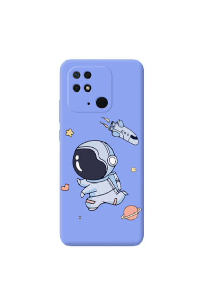 Other Xiaomi Redmi 10C Aduket Light Purple Colored Silicone TPU Θήκη