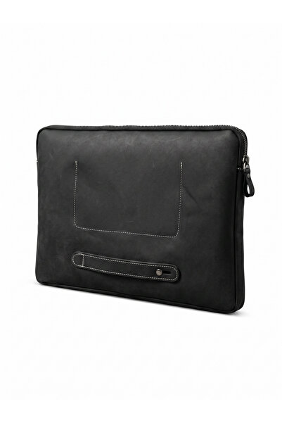 NZCLUB 100% Genuine Crazy Cowhide Leather Laptop Bag and Briefcase-Unisex (34...