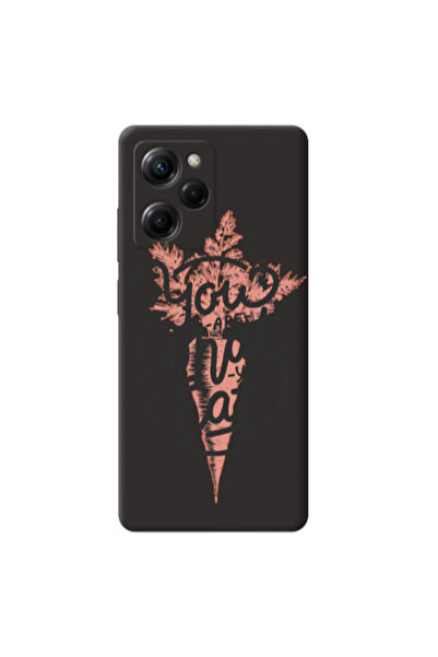 Other Xiaomi Poco X5 Pro You are What You Eat Black Colored Silicone TPU Θήκη