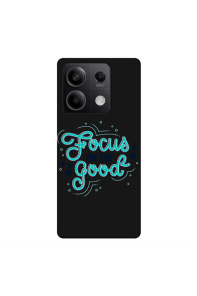 Other Xiaomi Redmi Note 13 5G Focus On The Good Black Colored Silicone TPU Θήκη