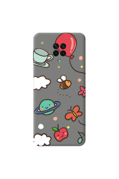 Other Xiaomi Redmi Note 9 Pro cute little ones Grey Colored Silicone TPU Θήκη