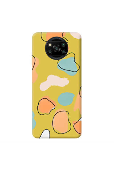 Other Xiaomi Poco X3 /X3 Pro Colorful spots Yellow Colored Silicone TPU Θήκη