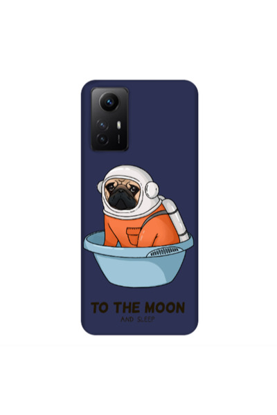 Other Xiaomi Redmi Note 12s To the moon Dark blue Colored Silicone TPU Θήκη