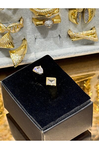 Generic Brand Two Stone Detailed Ring