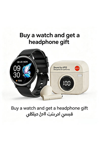 AOLON GTR Mini Smart Watch Bluetooth Calling 115 Sports Modes Health Monitor ...
