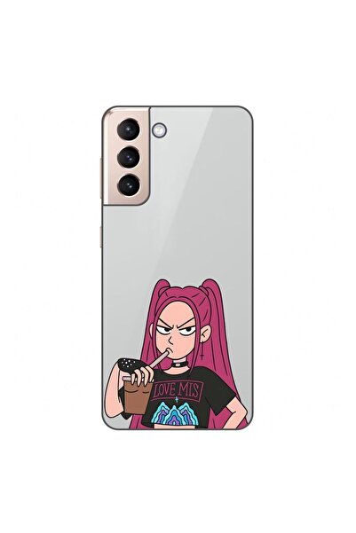 OEM Husa compatibila cu Samsung Galaxy S21 Silicon Tpu Model KPop Demon Hunte...