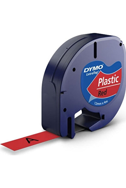 Dymo 91203 Ταινία εκτυπωτή ετικετών 4μ x 12χιλ. Κόκκινο Κωδικός: S0721630