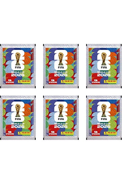 Panini FIFA World Cup 2026 Sticker Collection Multipack, 6 Pcs