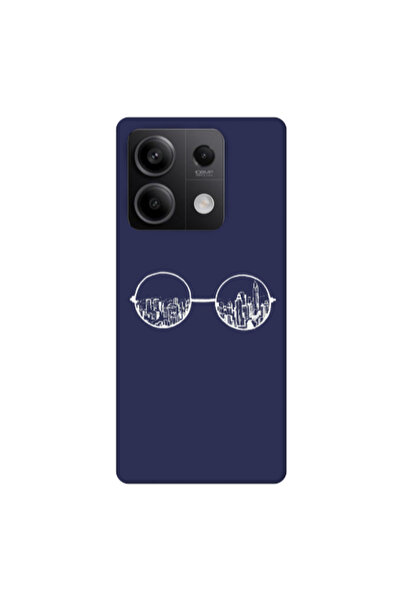 Other Xiaomi Redmi Note 13Pro 5G Sunglasses Dark blue Colored Silicone TPU Θήκη