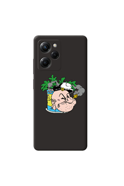 Other Xiaomi Poco X5 Pro Popeye Black Colored Silicone TPU Θήκη