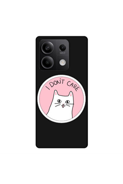 Other Xiaomi Redmi Note 13 5G I dont Care Black Colored Silicone TPU Θήκη