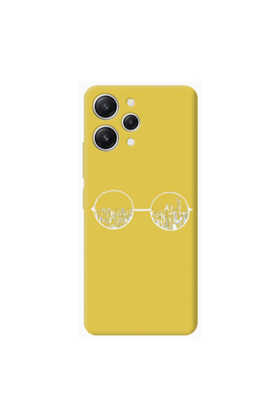 Other Xiaomi Redmi 12 Sunglasses Yellow Colored Silicone TPU Θήκη