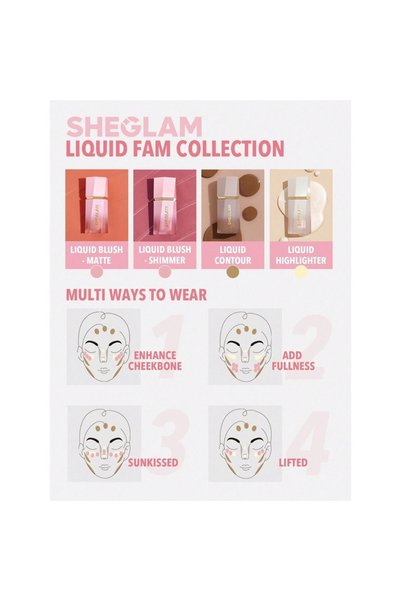 SHEGLAM COLOR BLOOM LIQUID BLUSH MATTE FINISH 005 CUTİE PİE (5,2 ML)