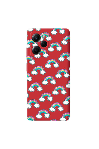 Other Xiaomi Poco X5 Pro Cute rainbows Red Colored Silicone TPU Θήκη