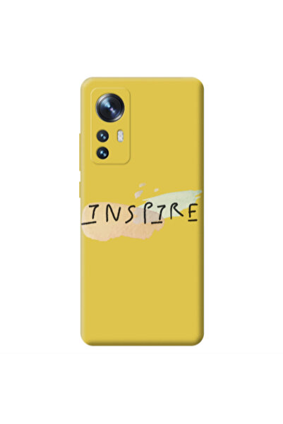 Other Xiaomi Mi 12 Inspire Yellow Colored Silicone TPU Θήκη