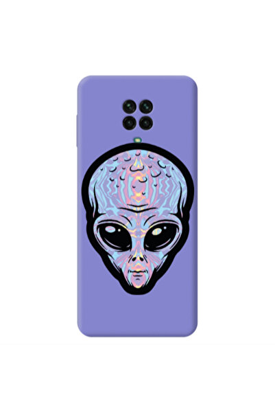 Other Xiaomi Redmi Note 9 Pro Alien Purple Colored Silicone TPU Θήκη
