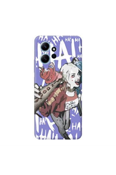 Other Xiaomi Redmi Note 12 4G Ha Ha Ha Purple Colored Silicone TPU Θήκη