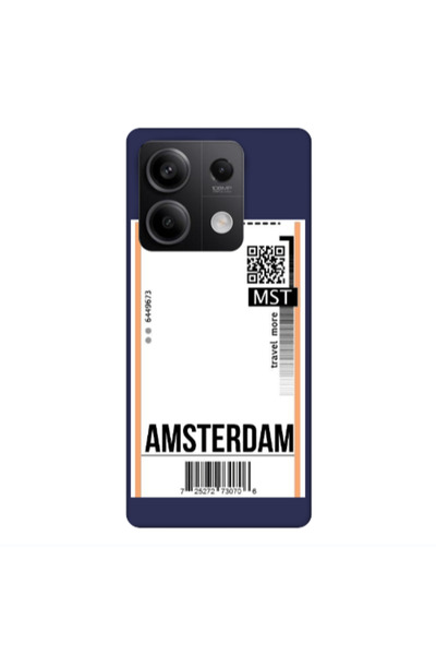Other Xiaomi Redmi Note 13 5G Amsterdam Travel More Dark blue Colored Silicon...