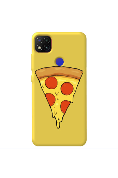 Other Xiaomi Redmi 9c Pizza Slice Yellow Colored Silicone TPU Θήκη