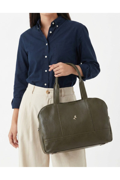 Miami Polo Club Leather Look Large Casual Shoulder Bag
